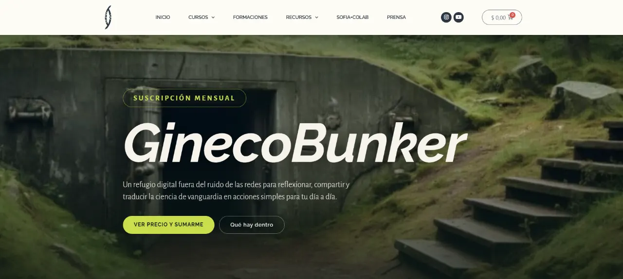 GinecoBunker en desktop