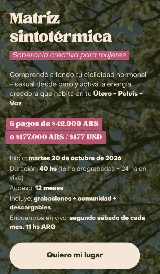 Matriz Sintotérmica en celular